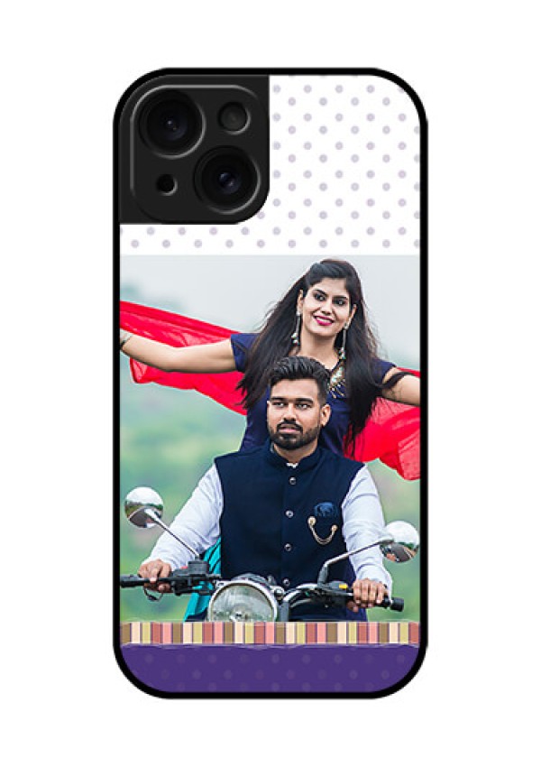Apple iPhone 15 Custom Glass Phone Case - Cute Family Design