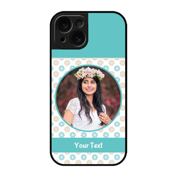Apple iPhone 15 Custom Glass Phone Case - Beautiful Flowers Design