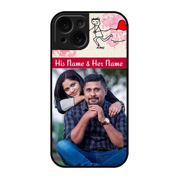Apple iPhone 15 Custom Glass Phone Case - You And Me Case Design