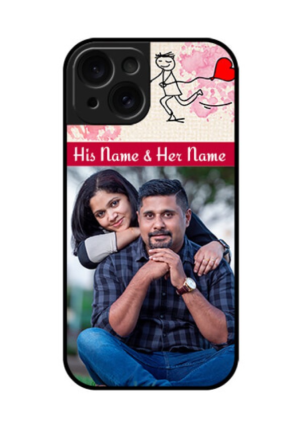Apple iPhone 15 Custom Glass Phone Case - You And Me Case Design