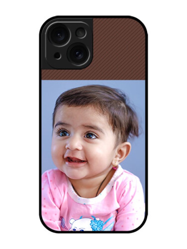 Custom Apple iPhone 15 Custom Glass Phone Case - Elegant Case Design