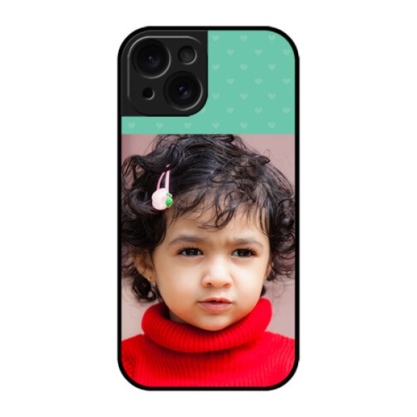 Apple iPhone 15 Custom Glass Phone Case - Lovers Picture Design
