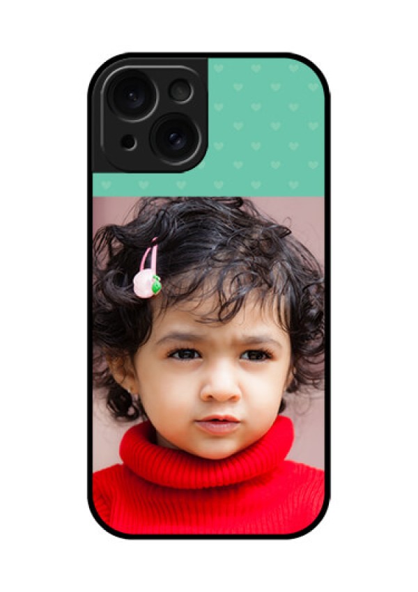 Apple iPhone 15 Custom Glass Phone Case - Lovers Picture Design