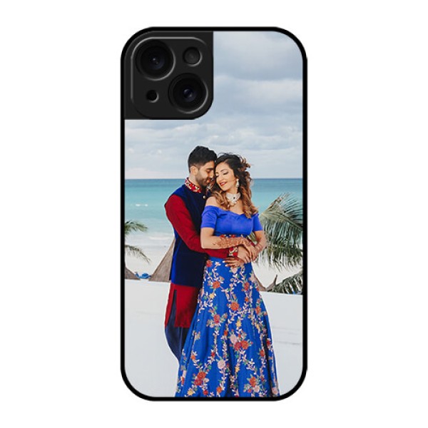 Apple iPhone 15 Custom Glass Phone Case - Upload Full Picture Design Apple iPhone 15 Custom Glass Phone Case - Upload Full Picture Design