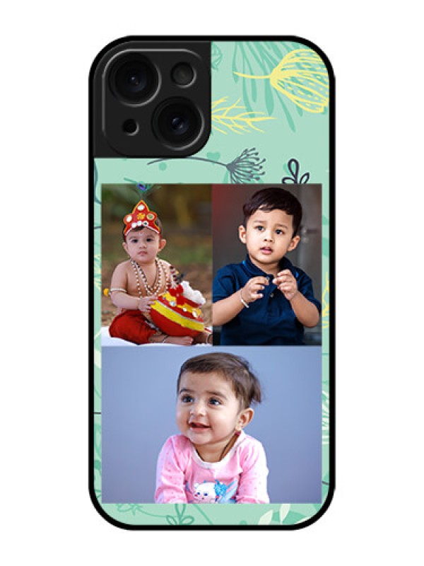 Custom Apple iPhone 15 Custom Glass Phone Case - Forever Family Design