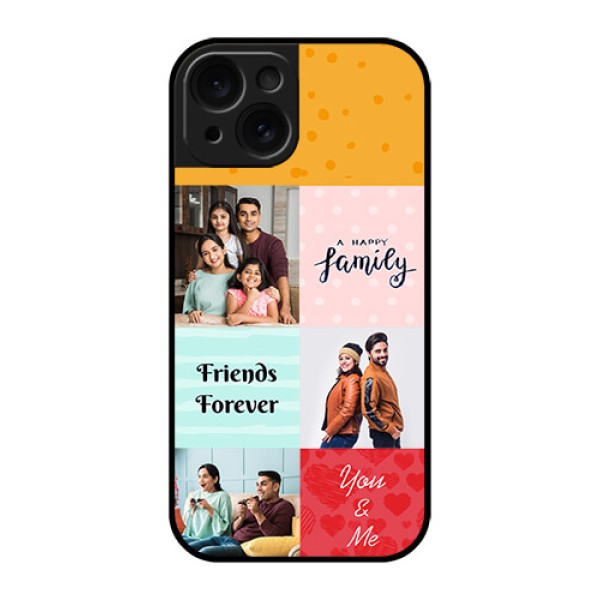 Apple iPhone 15 Custom Glass Phone Case - Images With Quotes Design Apple iPhone 15 Custom Glass Phone Case - Images With Quotes Design