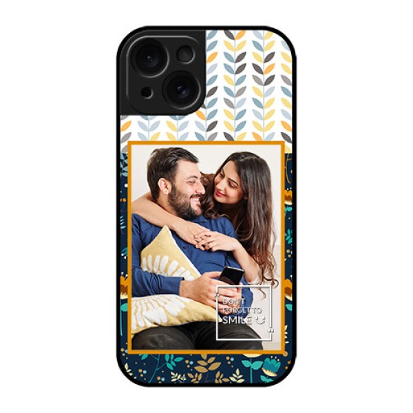Apple iPhone 15 Custom Glass Phone Case - Pattern Design Apple iPhone 15 Custom Glass Phone Case - Pattern Design