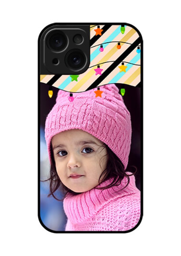Apple iPhone 15 Custom Glass Phone Case - Lights Hanging Design