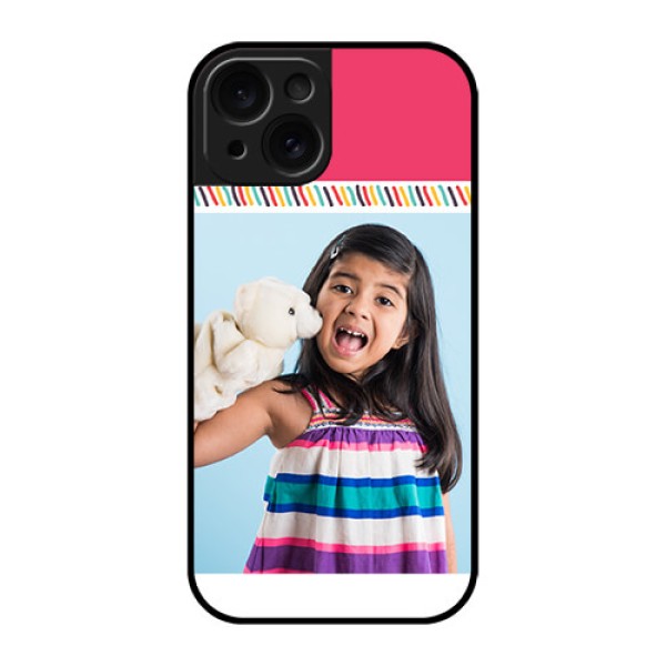 Apple iPhone 15 Custom Glass Phone Case - Line Art Design