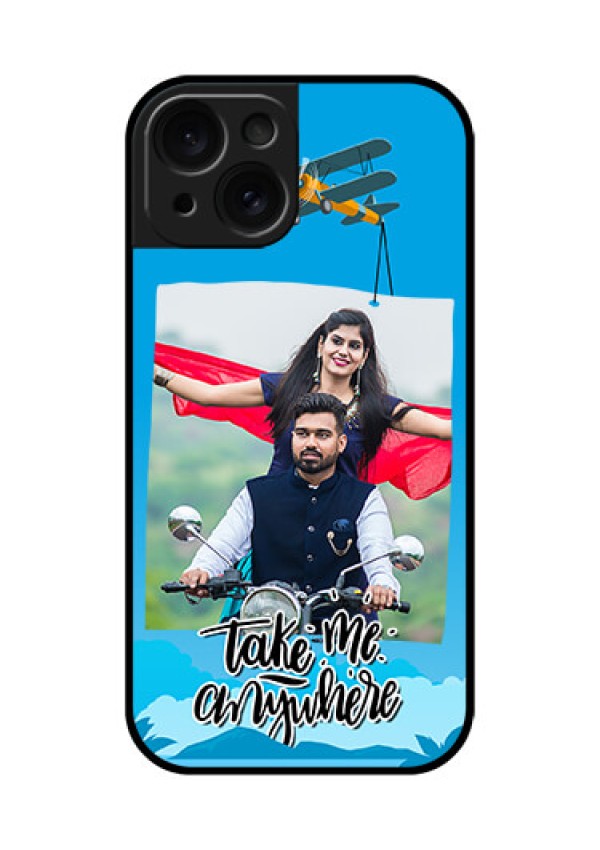 Apple iPhone 15 Custom Glass Phone Case - Traveller Design