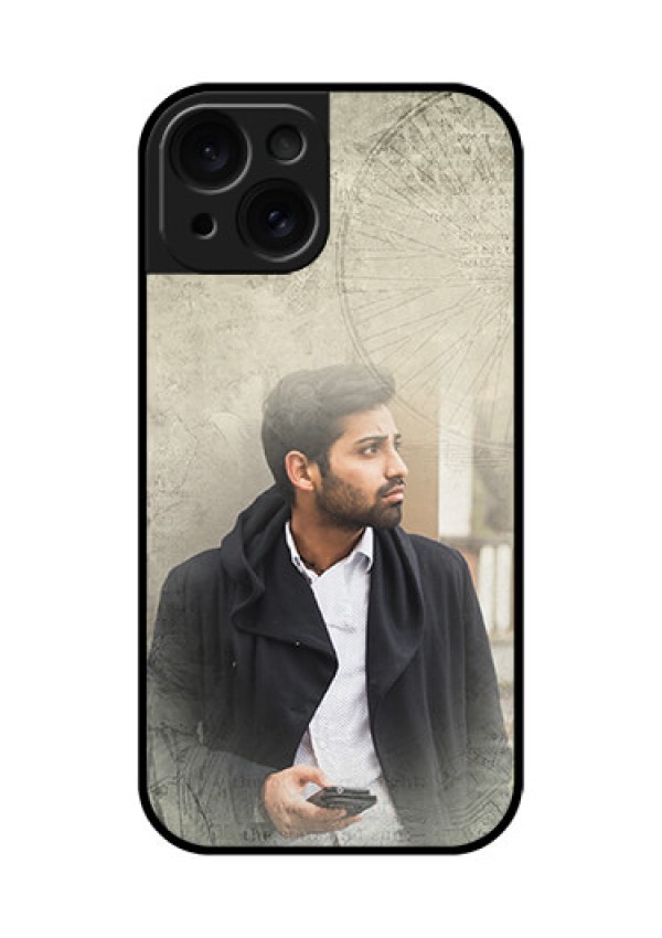 Apple iPhone 15 Custom Glass Phone Case - With Vintage Design