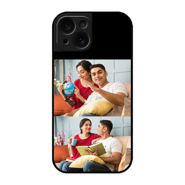Apple iPhone 15 Custom Glass Phone Case - 2 Images Design