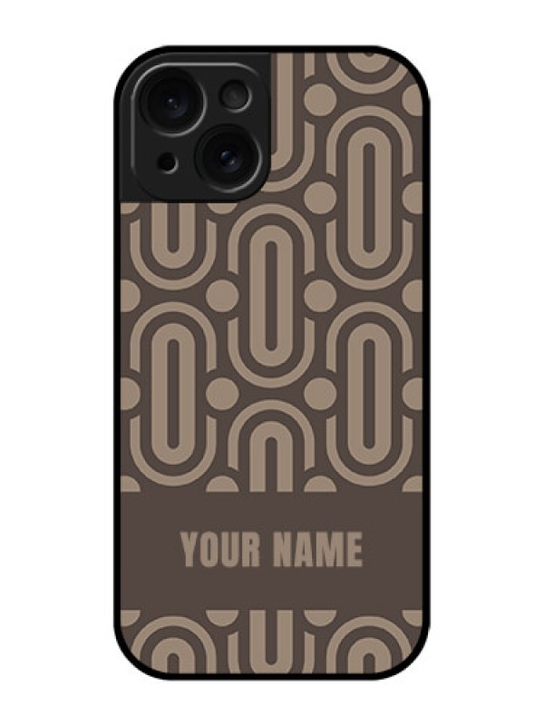 Custom Apple iPhone 15 Custom Glass Phone Case - Captivating Zero Pattern Design