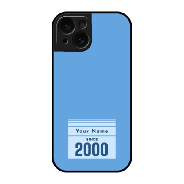 Apple iPhone 15 Custom Glass Phone Case - Custom Year Of Birth Design