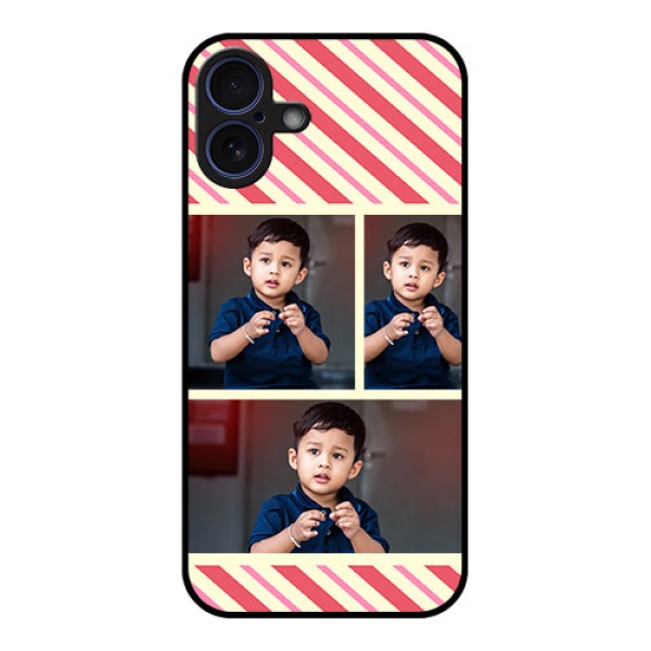 iPhone 16 Plus Custom Glass Phone Case - Picture Upload Mobile Case Design iPhone 16 Plus Custom Glass Phone Case - Picture Upload Mobile Case Design
