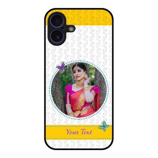 iPhone 16 Plus Custom Glass Phone Case - Girls Premium Case Design