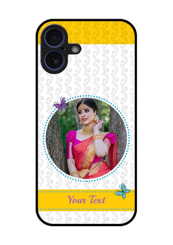 iPhone 16 Plus Custom Glass Phone Case - Girls Premium Case Design