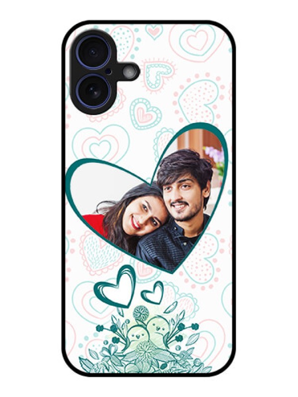 Custom iPhone 16 Plus Custom Glass Phone Case - Premium Couple Design