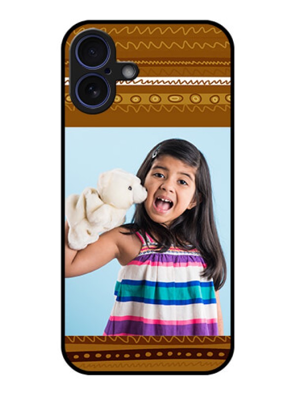 Custom iPhone 16 Plus Custom Glass Phone Case - Friends Picture Upload Design