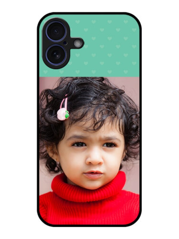 Custom iPhone 16 Plus Custom Glass Phone Case - Lovers Picture Design