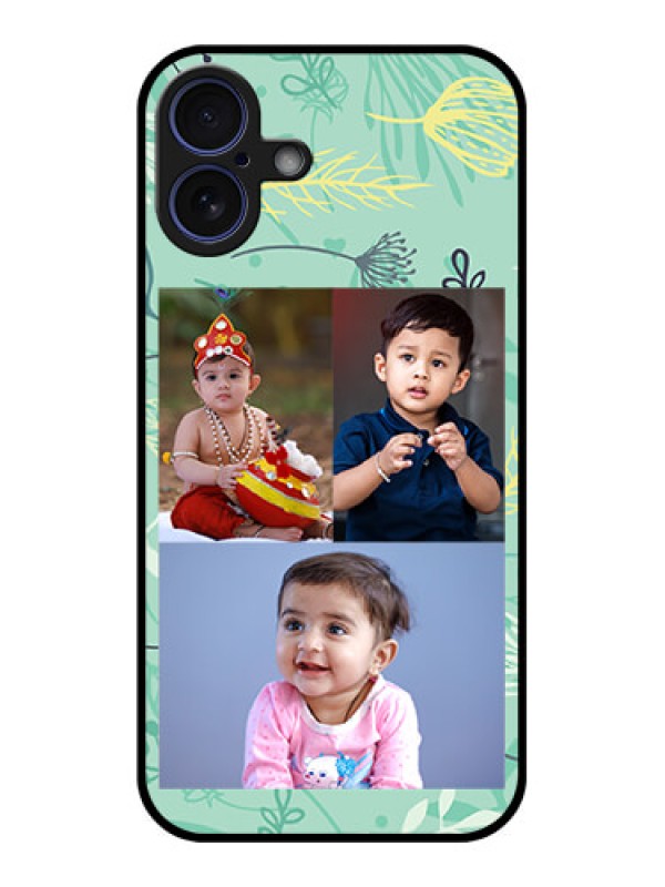 Custom iPhone 16 Plus Custom Glass Phone Case - Forever Family Design