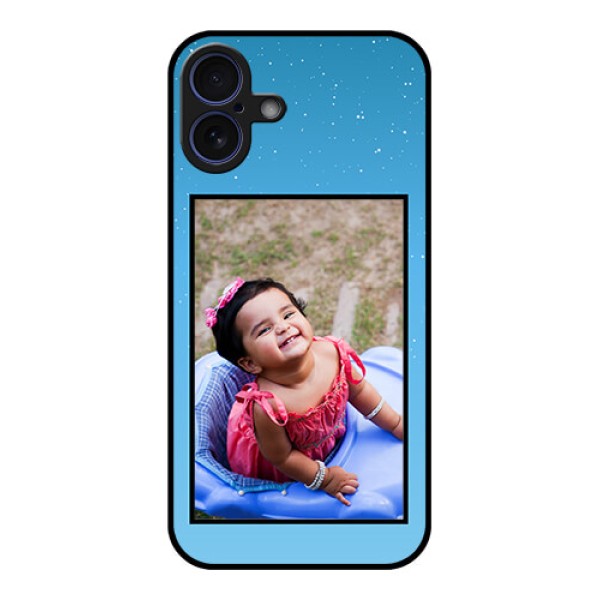 iPhone 16 Plus Custom Glass Phone Case - Wave Pattern Colorful Design iPhone 16 Plus Custom Glass Phone Case - Wave Pattern Colorful Design