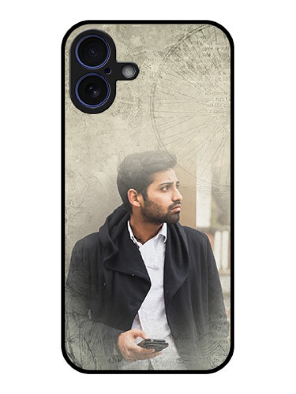 Custom iPhone 16 Plus Custom Glass Phone Case - With Vintage Design