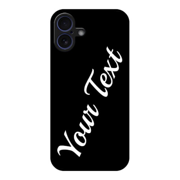 iPhone 16 Plus Custom Glass Phone Case - With Your Name Design