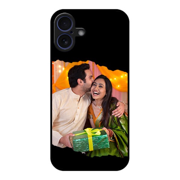 iPhone 16 Plus Custom Glass Phone Case - Tear - Off Design