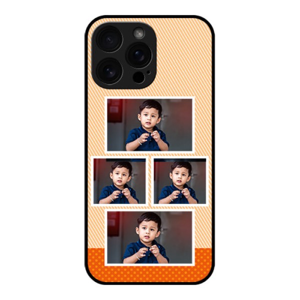 iPhone 16 Pro Max Custom Glass Phone Case - Bulk Photos Upload Design