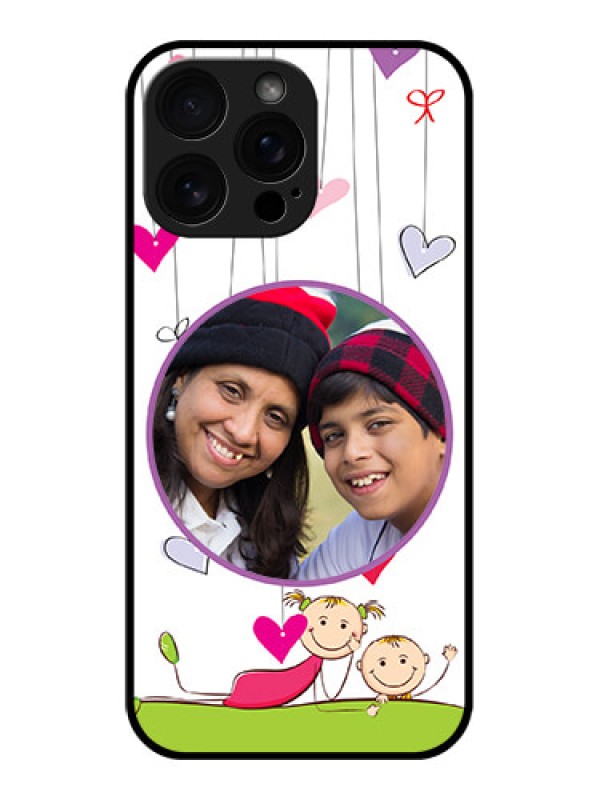 Custom iPhone 16 Pro Max Custom Glass Phone Case - Cute Kids Phone Case Design