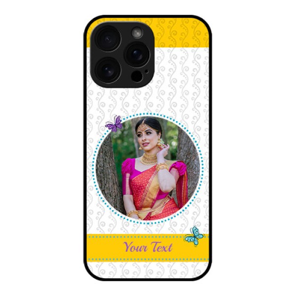 iPhone 16 Pro Max Custom Glass Phone Case - Girls Premium Case Design