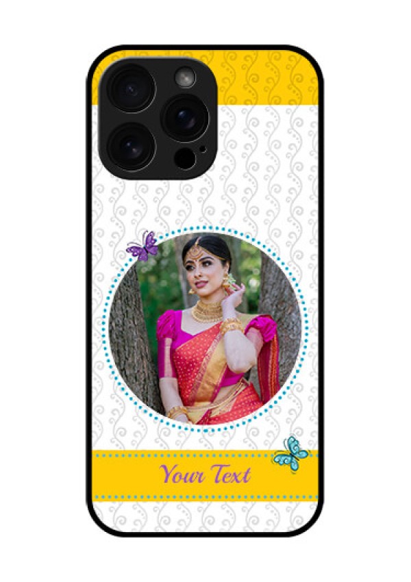iPhone 16 Pro Max Custom Glass Phone Case - Girls Premium Case Design