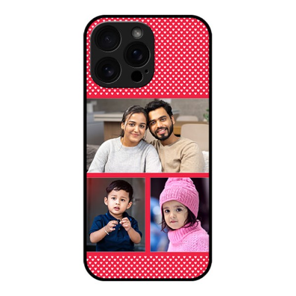 iPhone 16 Pro Max Custom Glass Phone Case - Bulk Photo Upload Design iPhone 16 Pro Max Custom Glass Phone Case - Bulk Photo Upload Design
