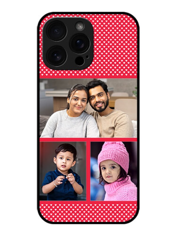 Custom iPhone 16 Pro Max Custom Glass Phone Case - Bulk Photo Upload Design