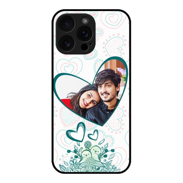 iPhone 16 Pro Max Custom Glass Phone Case - Premium Couple Design iPhone 16 Pro Max Custom Glass Phone Case - Premium Couple Design