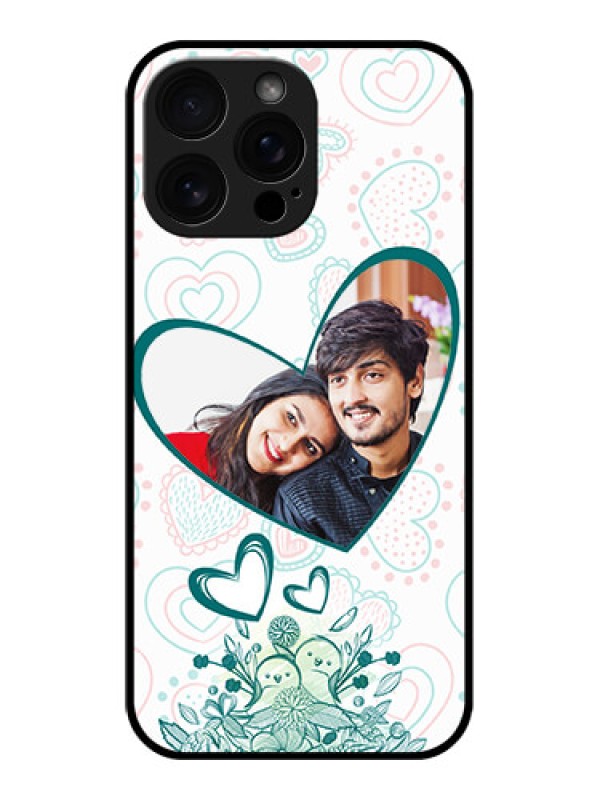 Custom iPhone 16 Pro Max Custom Glass Phone Case - Premium Couple Design