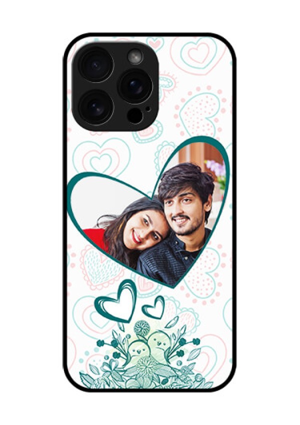 iPhone 16 Pro Max Custom Glass Phone Case - Premium Couple Design