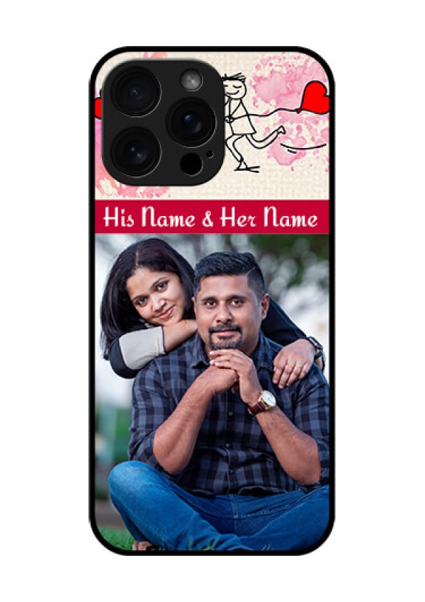 iPhone 16 Pro Max Custom Glass Phone Case - You And Me Case Design