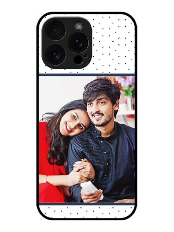 Custom iPhone 16 Pro Max Custom Glass Phone Case - Premium Dot Design