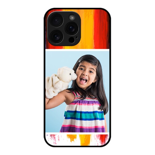 iPhone 16 Pro Max Custom Glass Phone Case - Multi Color Design