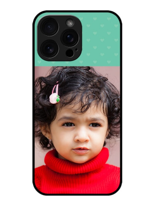 Custom iPhone 16 Pro Max Custom Glass Phone Case - Lovers Picture Design