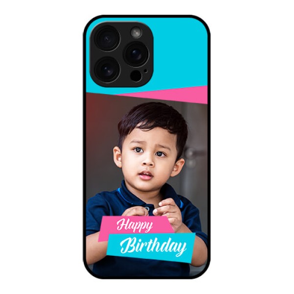 iPhone 16 Pro Max Custom Glass Phone Case - Image Holder With 2 Color Design iPhone 16 Pro Max Custom Glass Phone Case - Image Holder With 2 Color Design