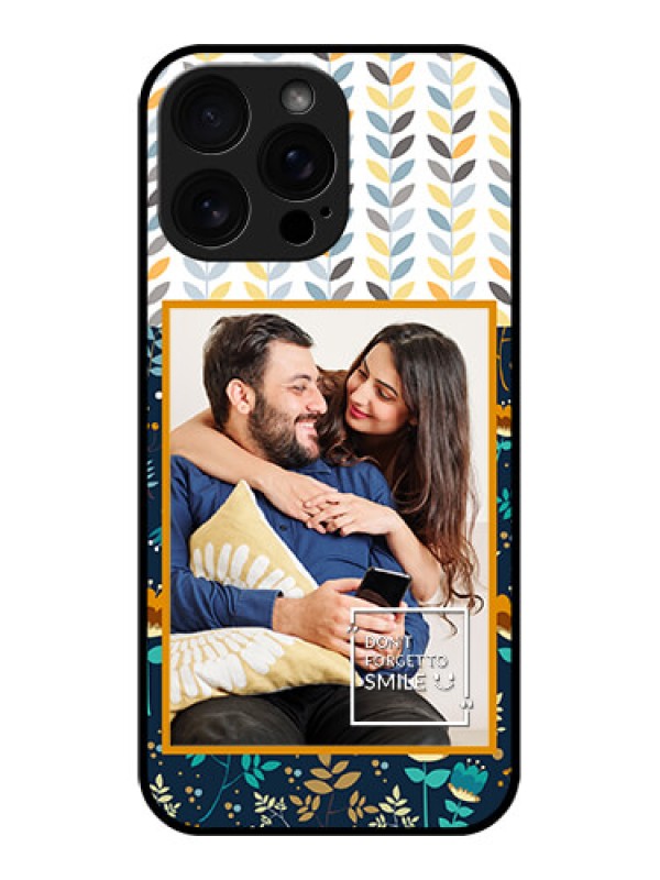 Custom iPhone 16 Pro Max Custom Glass Phone Case - Pattern Design