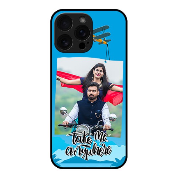 iPhone 16 Pro Max Custom Glass Phone Case - Traveller Design