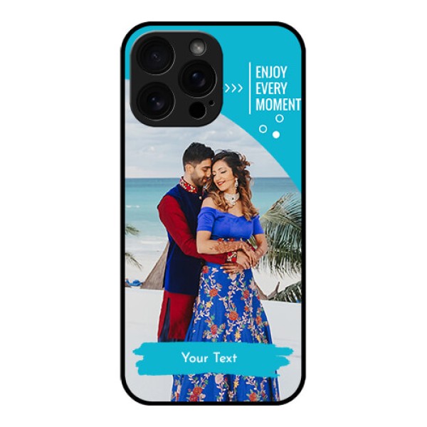 iPhone 16 Pro Max Custom Glass Phone Case - Happy Moment Design