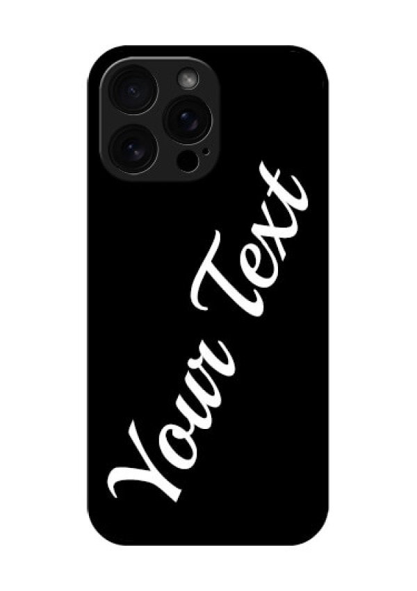 iPhone 16 Pro Max Custom Glass Phone Case - With Your Name Design