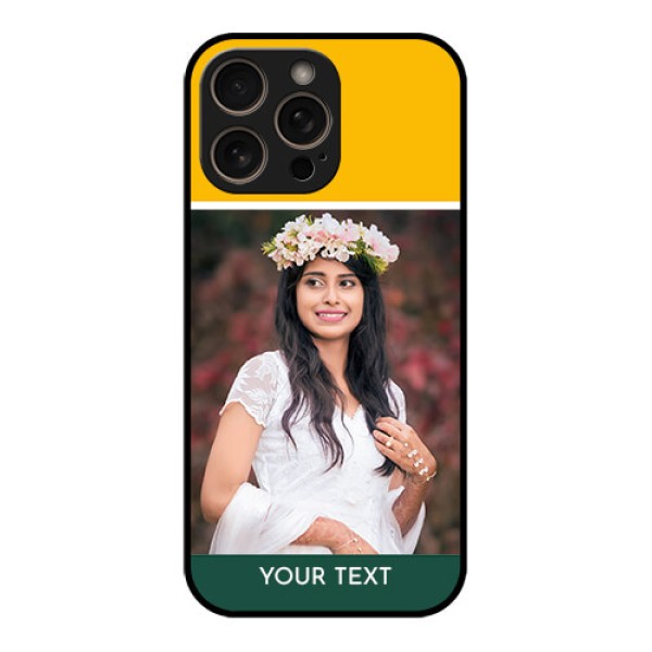 iPhone 16 Pro Custom Glass Phone Case - Love You Design