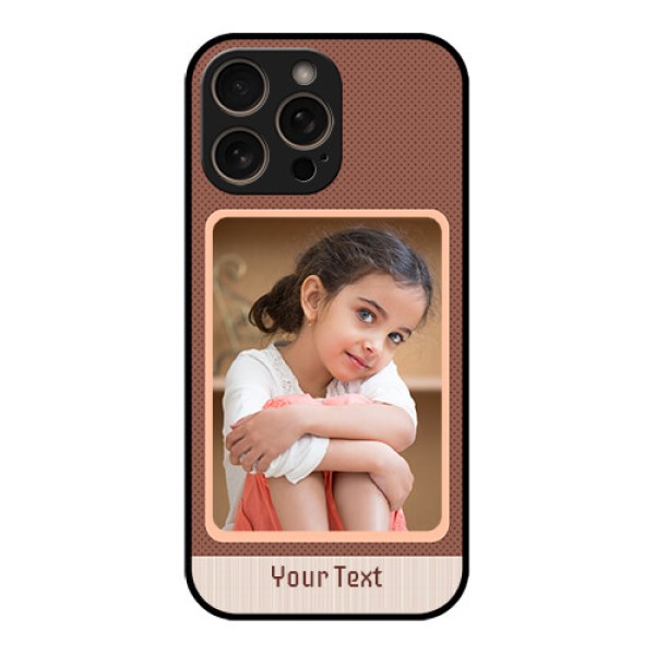 iPhone 16 Pro Custom Glass Phone Case - Simple Pic Upload Design