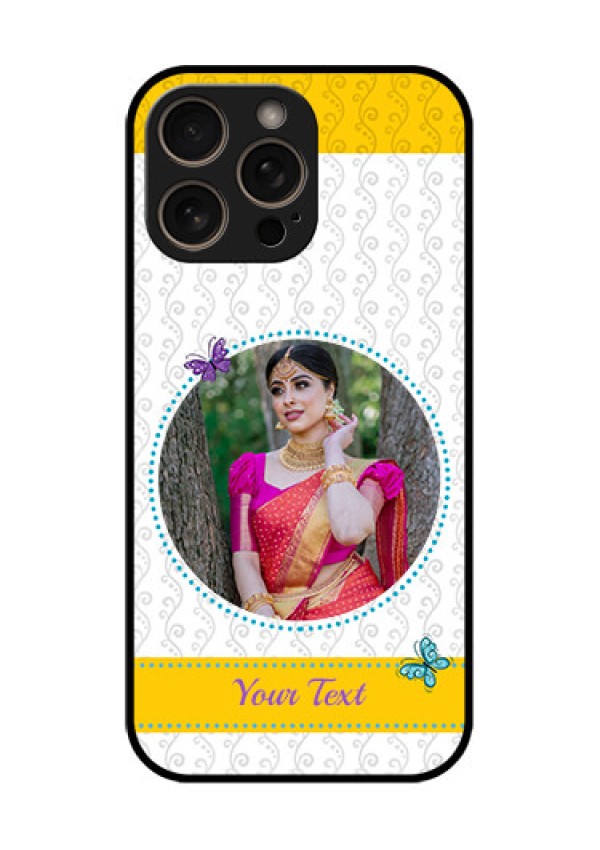 iPhone 16 Pro Custom Glass Phone Case - Girls Premium Case Design